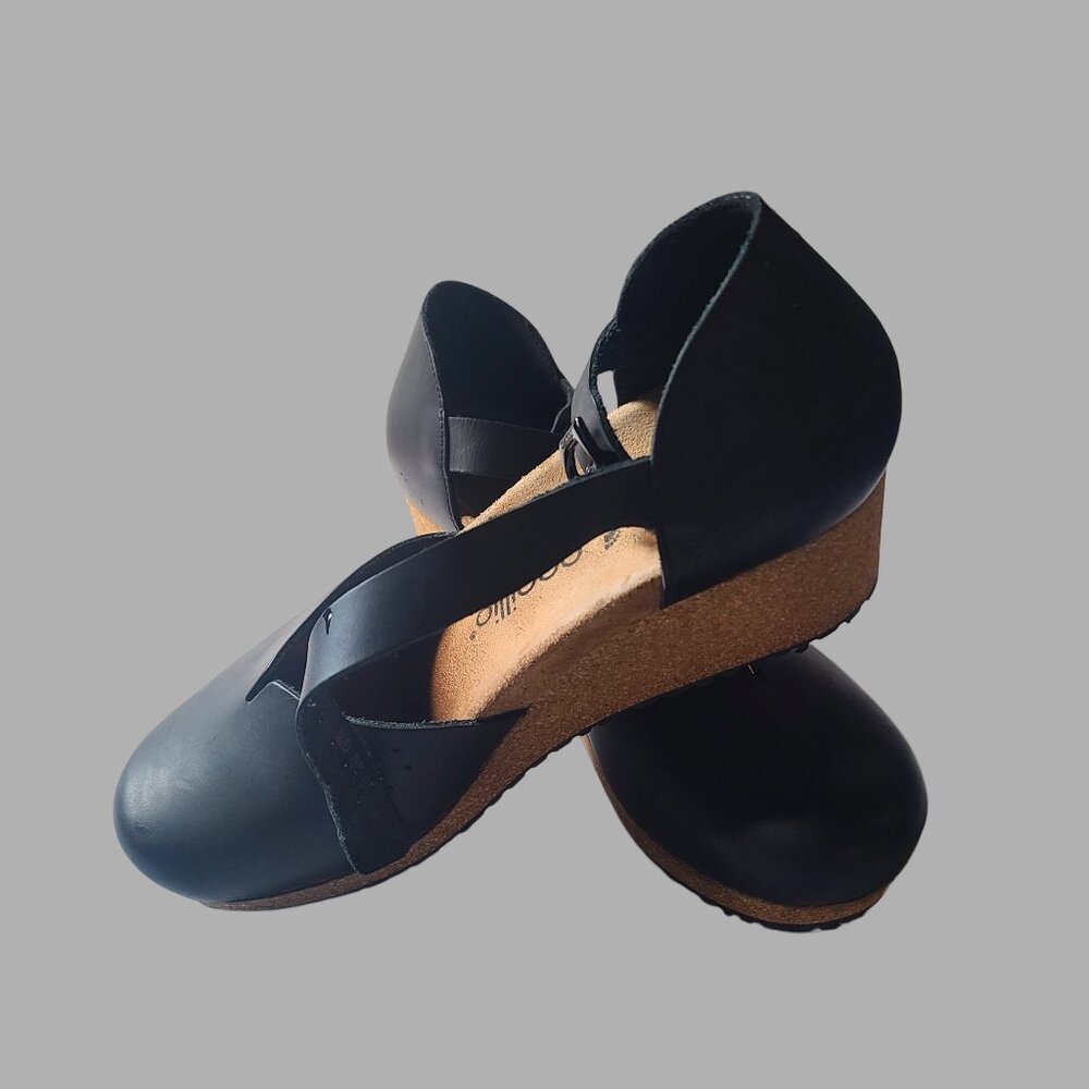 Papillio by Birkenstock size 42 Sandal black leather